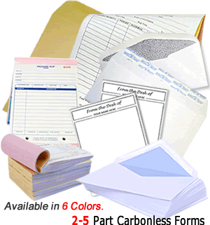 Carbonless Form Printing in Surrey
