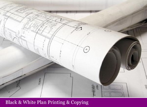 Black and white Building Plans Printing Copying in Surrey Vancouver